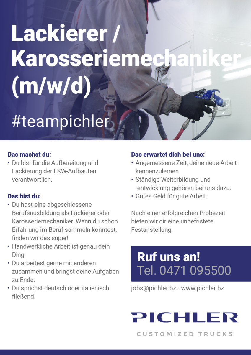 Lackierer / Karosseriemechaniker (m/w/d)