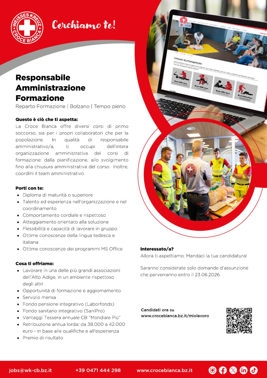 Collaboratore/-trice Amministrazione del Personale