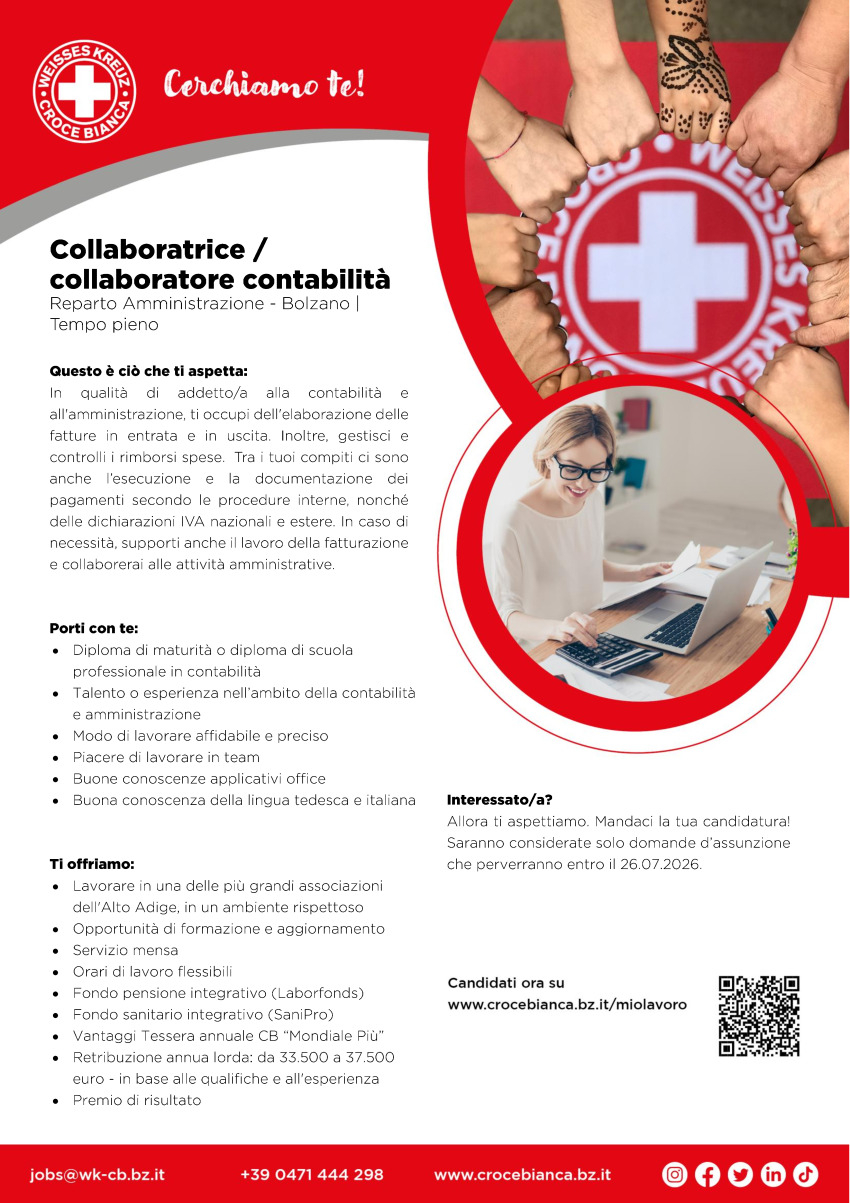 Collaboratrice / collaboratore contabilità