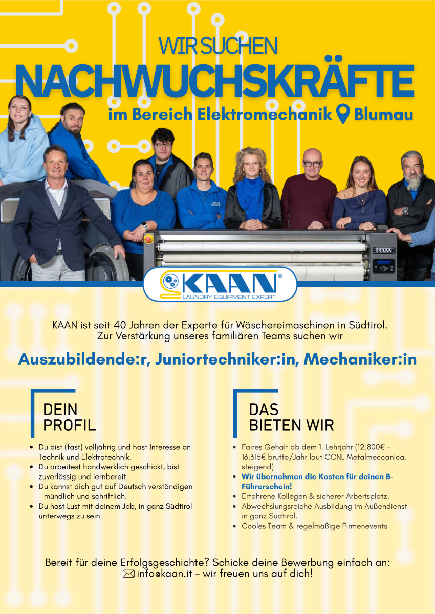 Auszubildende:r, Juniortechniker:in, Mechaniker:in