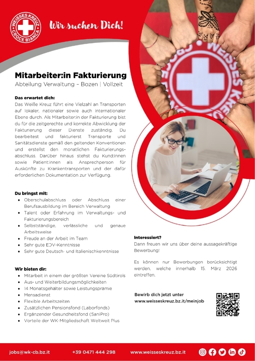 Mitarbeiter:in Fakturierung