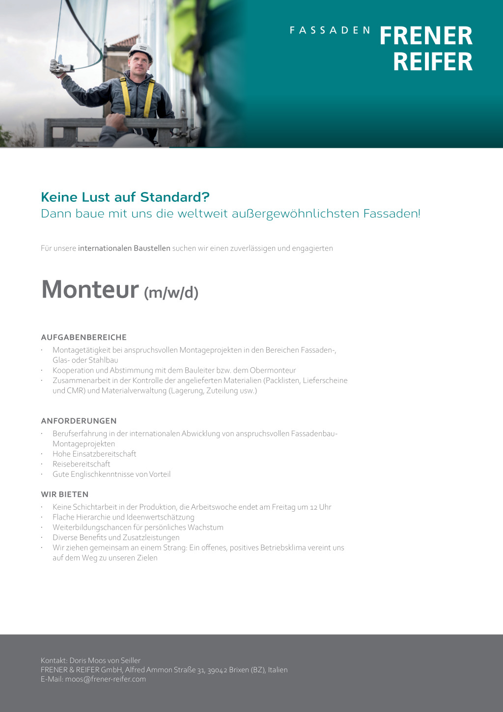 Monteur (m/w/d)