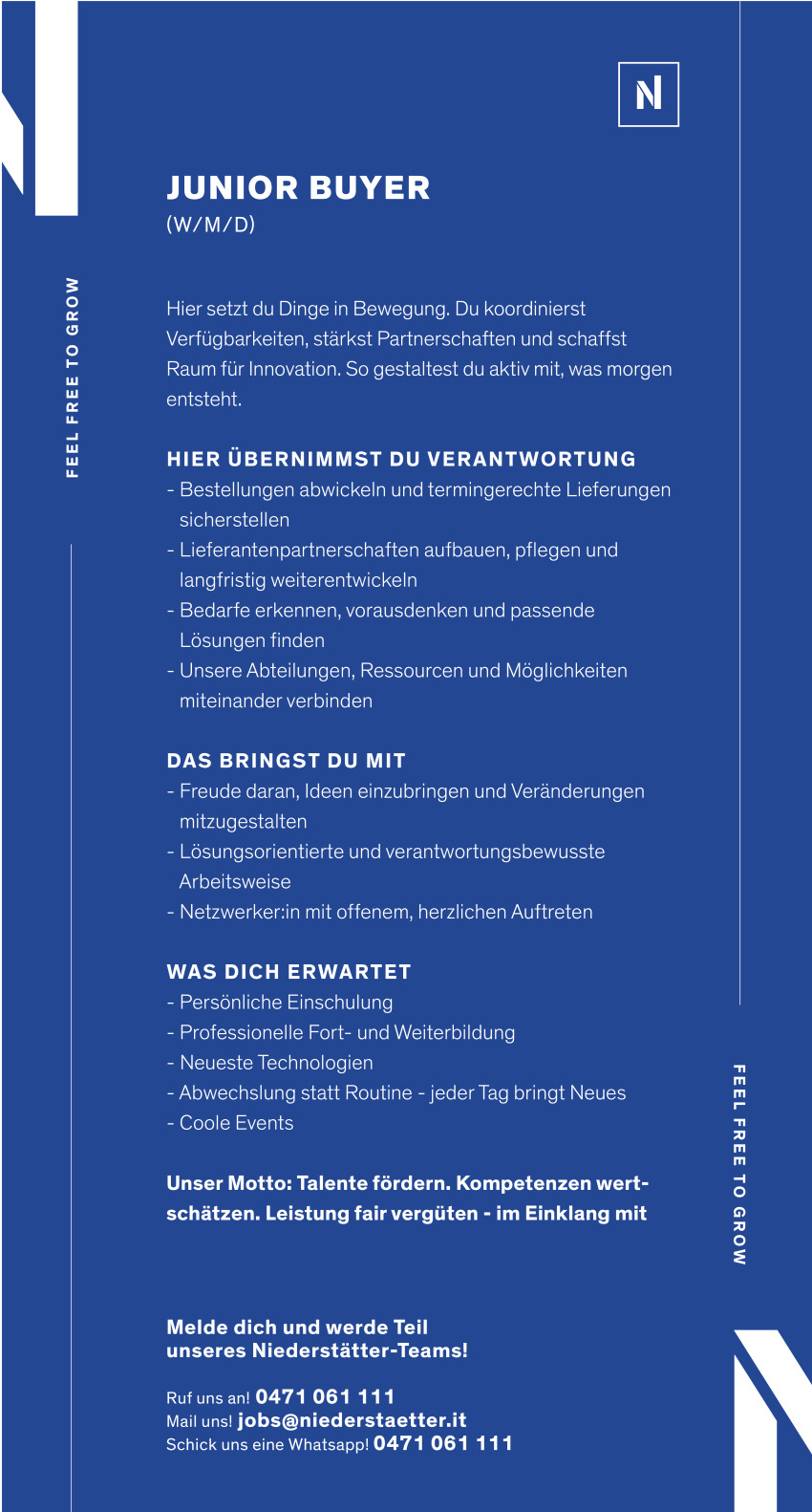 Junior Buyer (w/m/d)