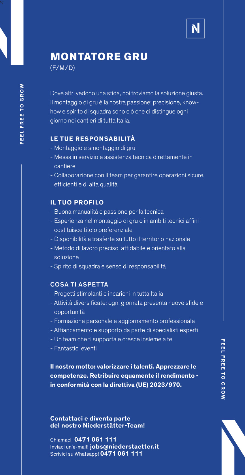 Montatore Gru (f/m/d)