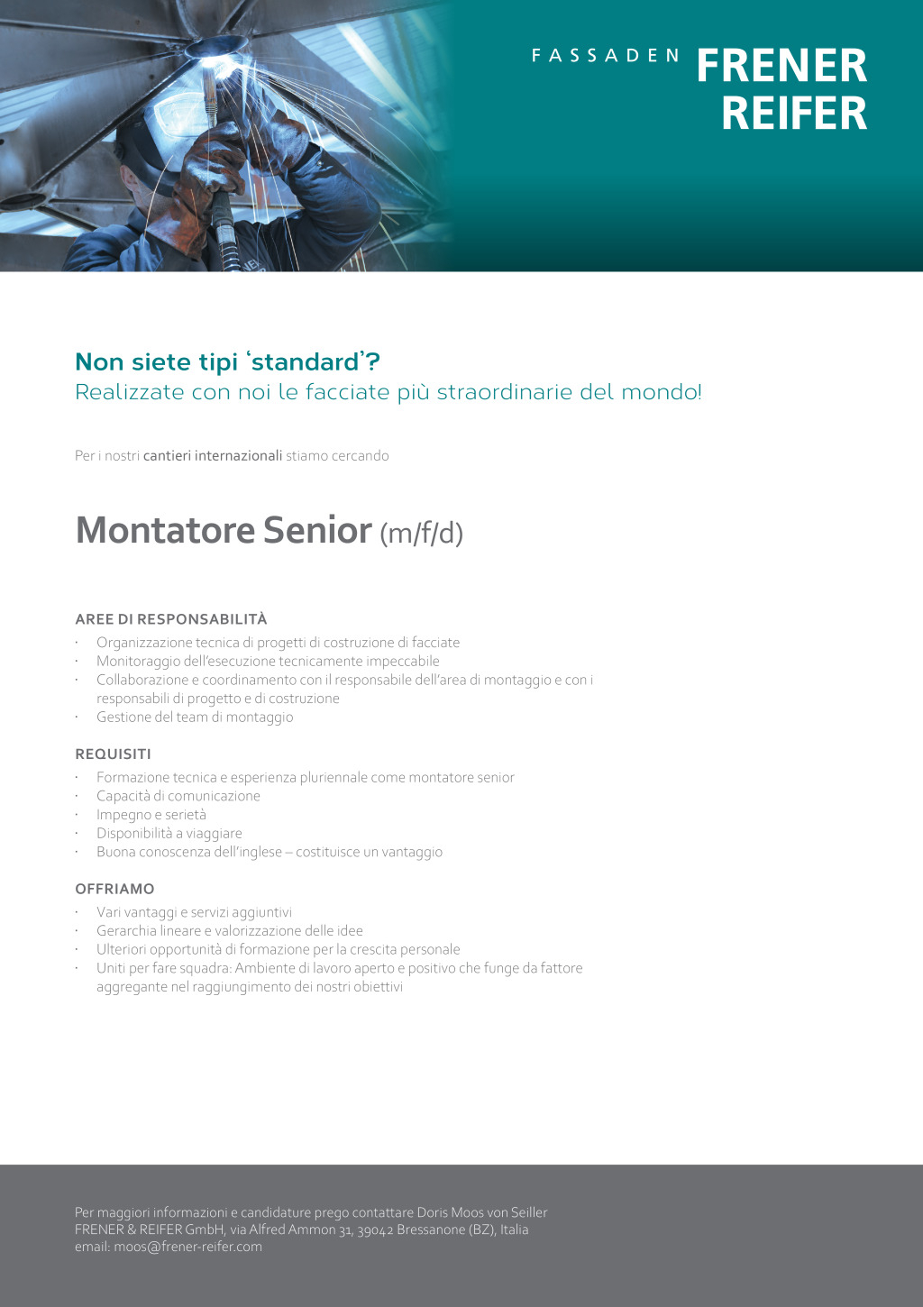 Montatore Senior (m/f/d)