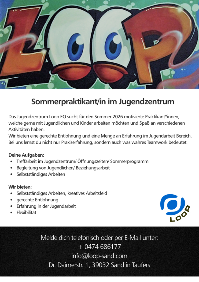 Pädagogische Fachkraft (m/w/d) VKE-SpielHaus Brixen