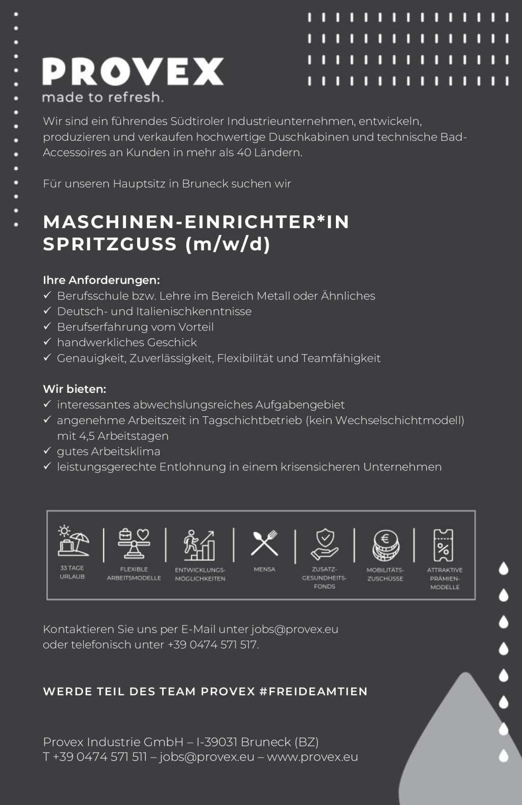 Maschinen-Einrichter*in Spritzguss (m/w/d)