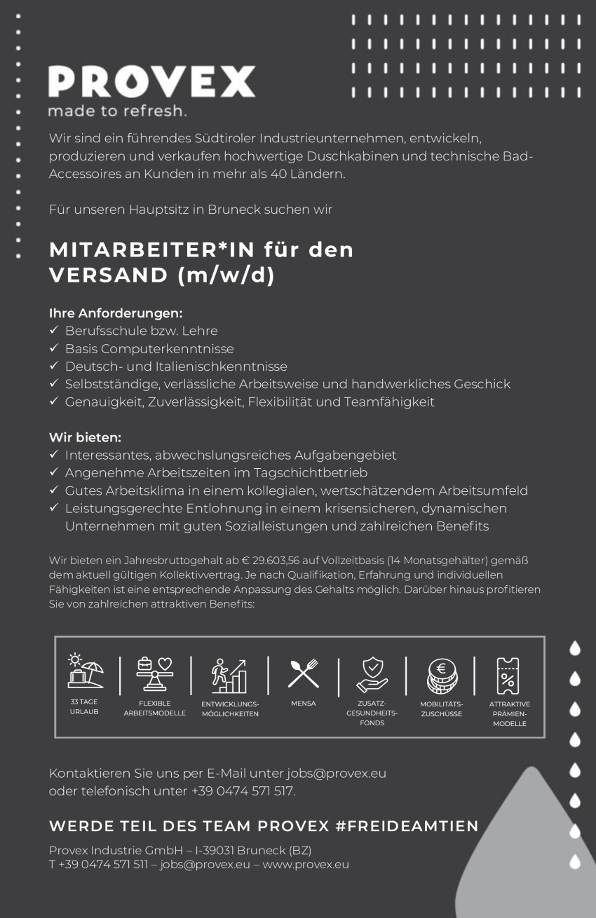 Mitarbeiter*in für den Versand (m/w/d)