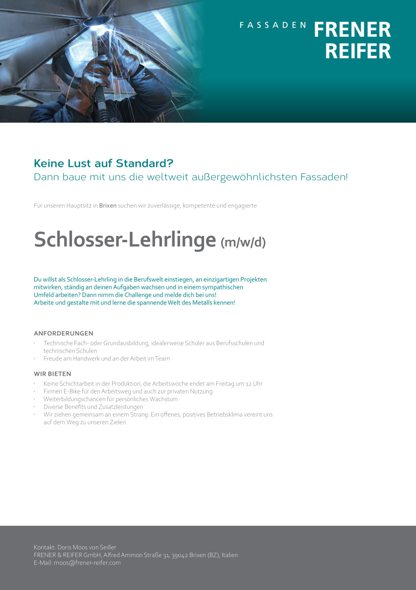 Schlosser-Lehrlinge (m/w)