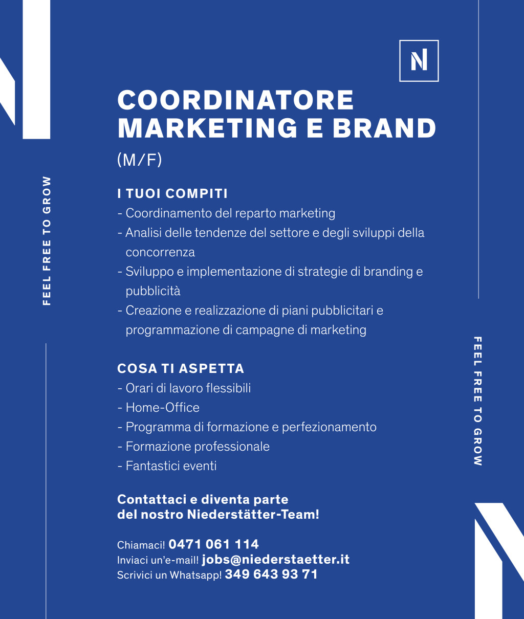 Coordinatore Marketing e Brand  (f/m/d)