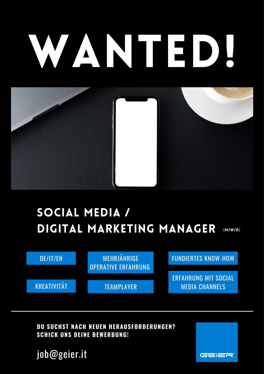Social Media / Digital Marketing Manager (m/w/d)