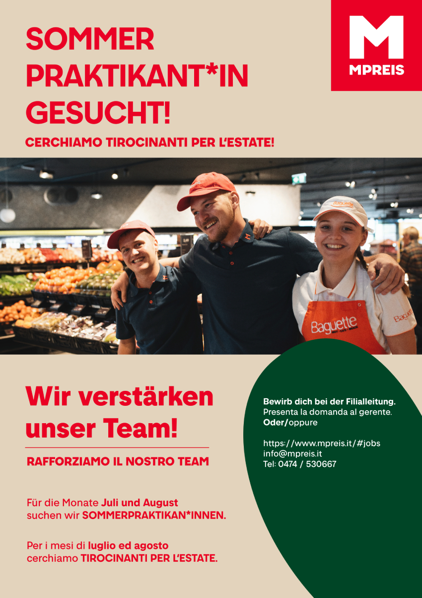 Sommerpraktikanten (m/w)