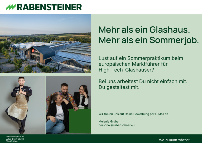 Sommerpraktikum (m/w/d)