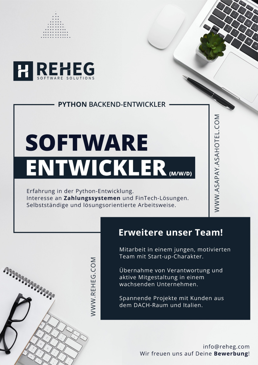 Software Entwickler (m/w/d)