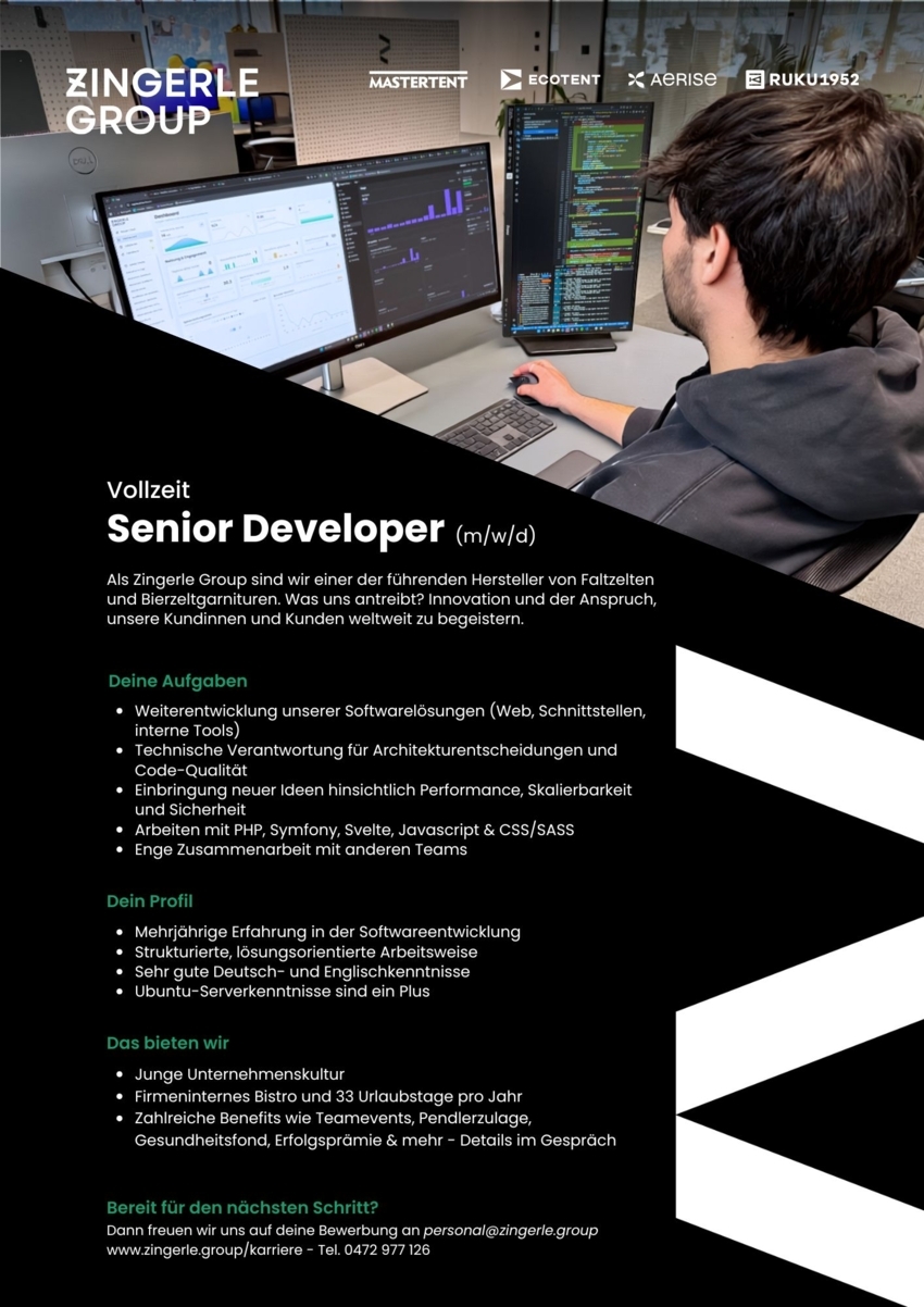 Senior Developer (m/w/d)