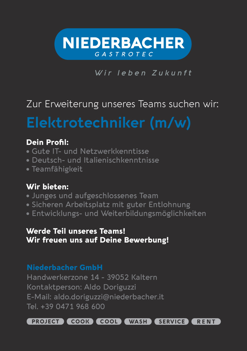 Elektrotechniker (m/w)