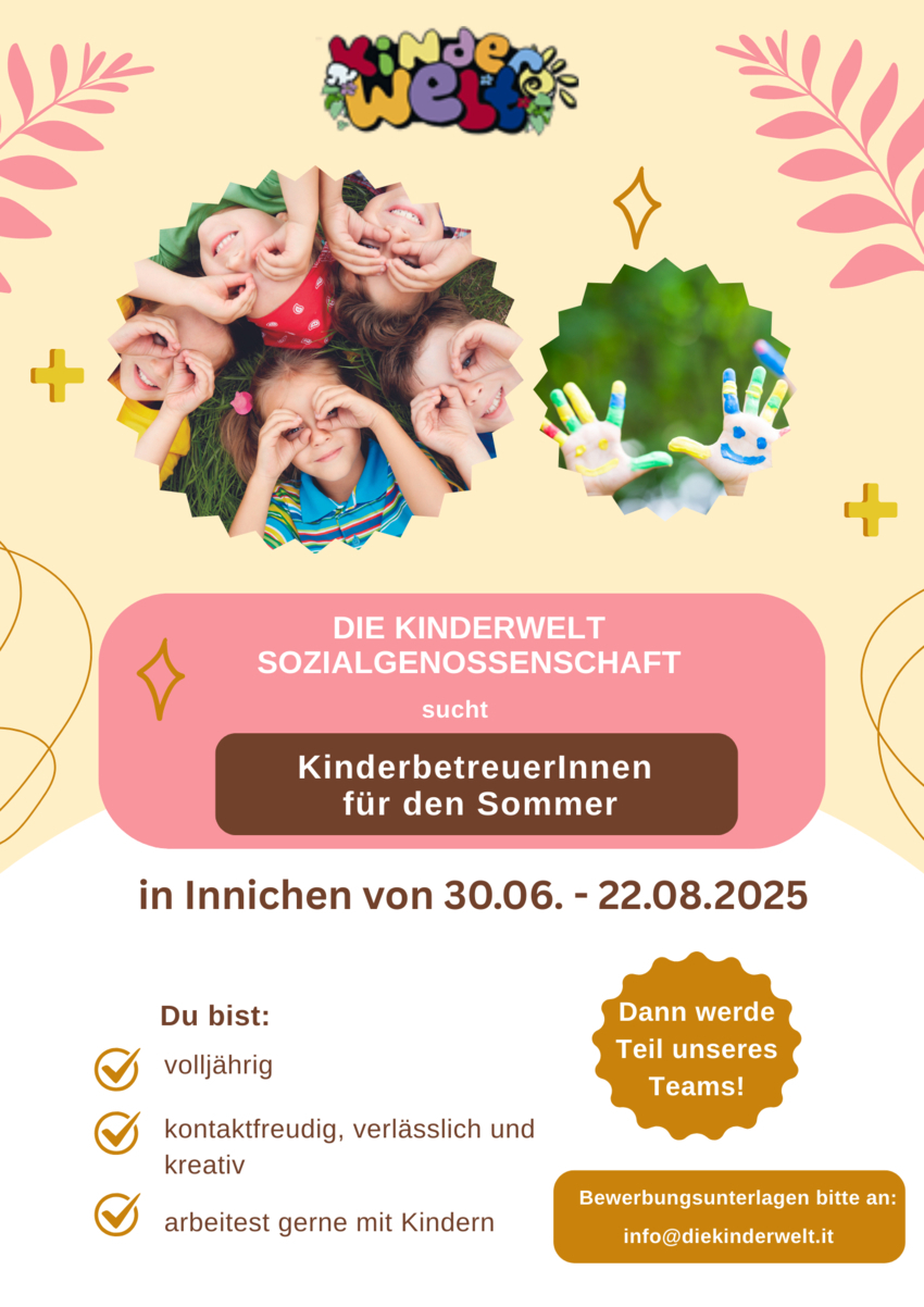 KinderbetreuerInnen für den Sommer