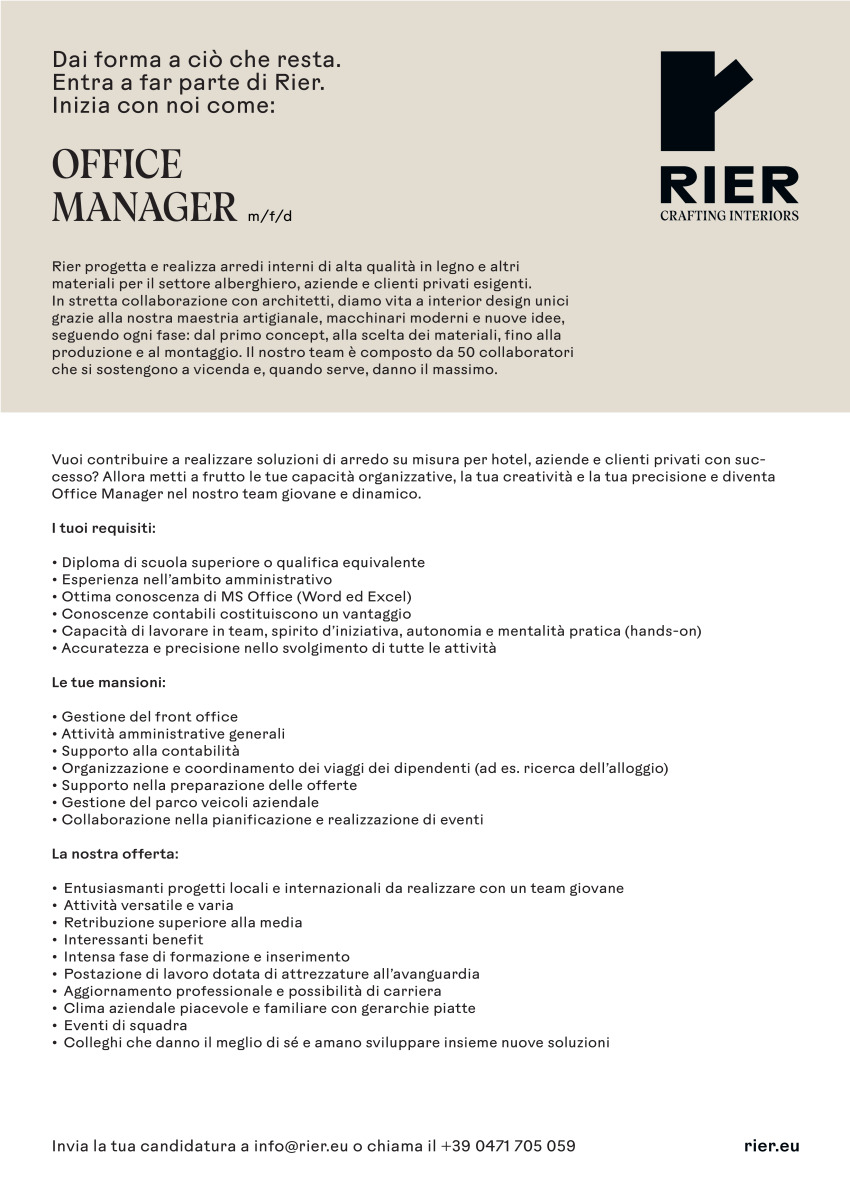 Office Manager (m/f/d)