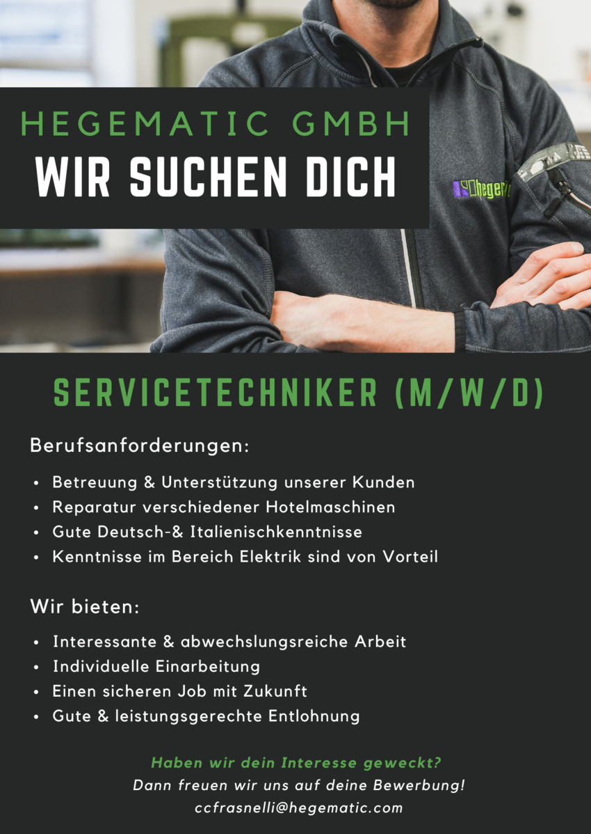 Servicetechniker (m/w/d)