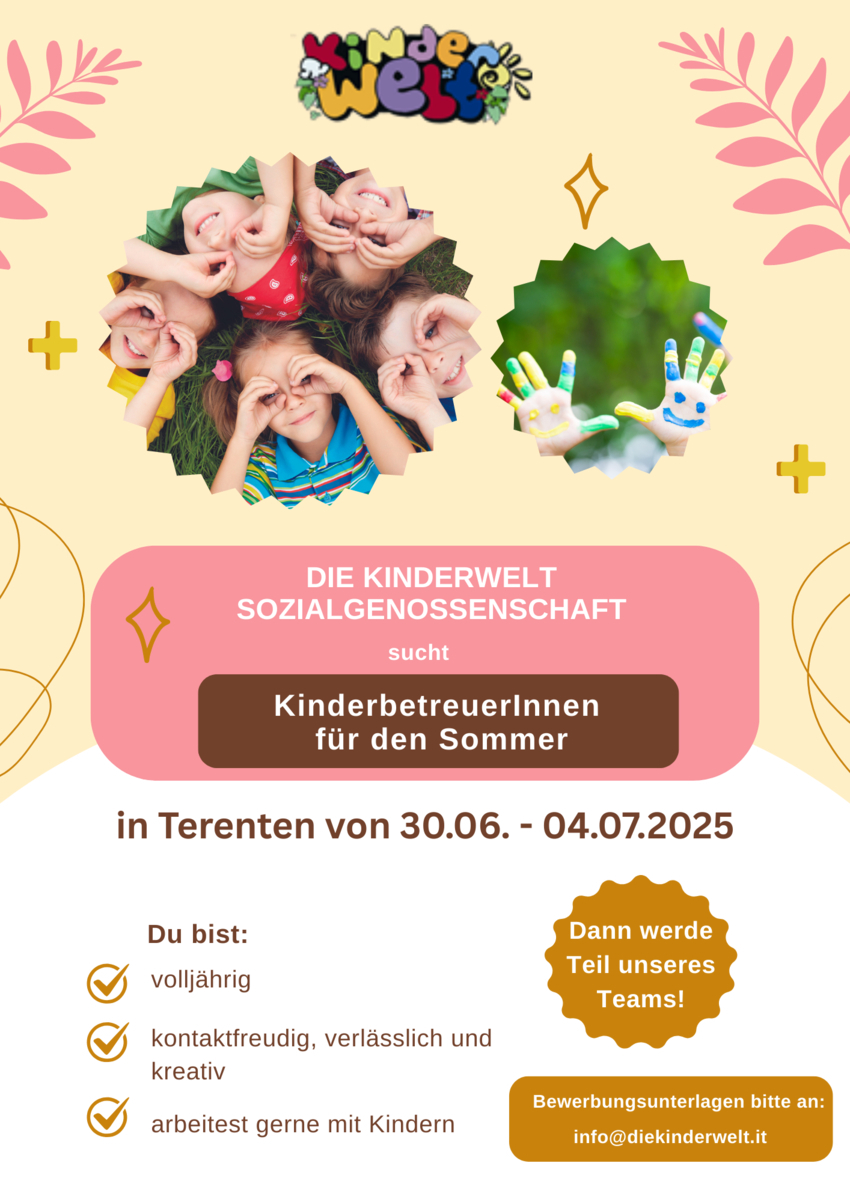 KinderbetreuerInnen für den Sommer