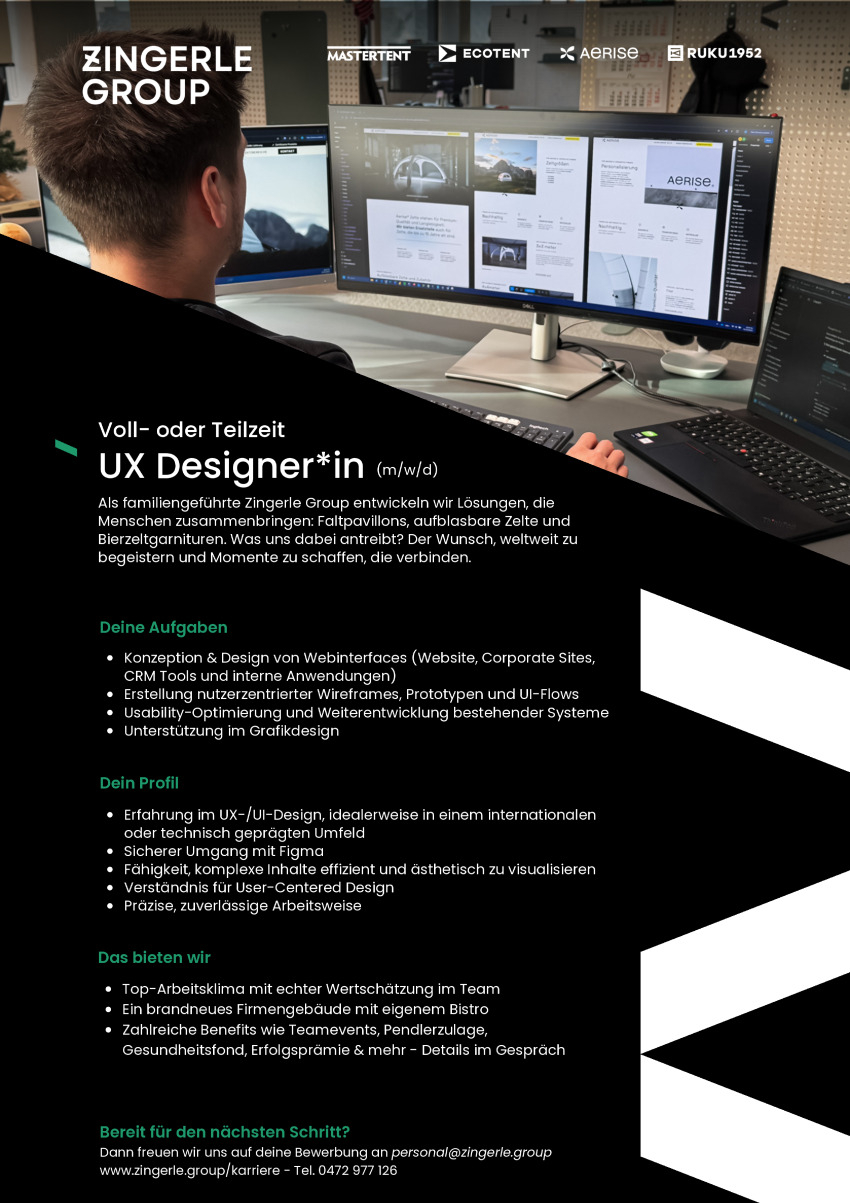 UX Designer*in (m/w/d)