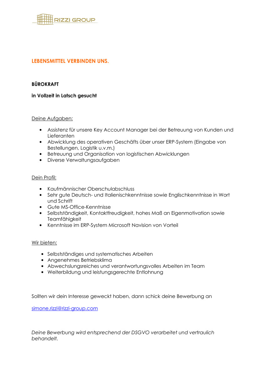 Bürokraft (m/w/d)