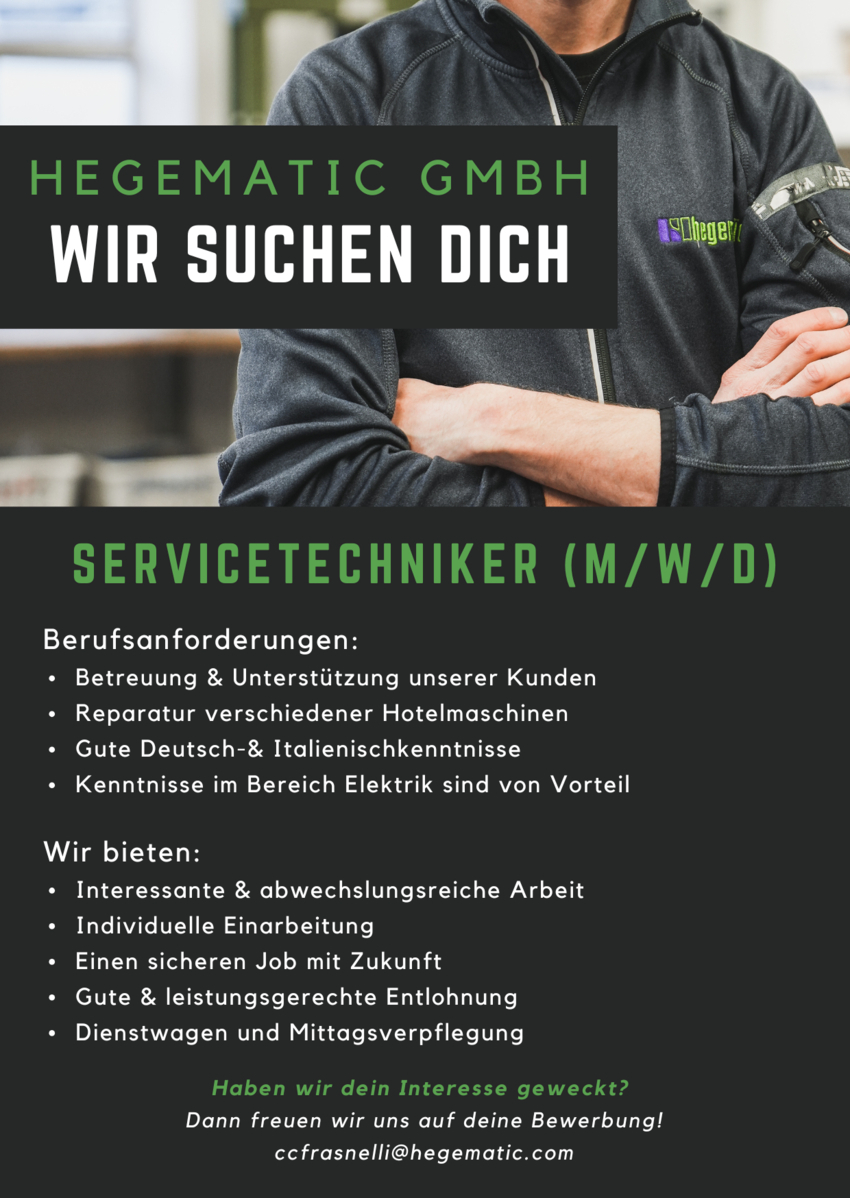 Servicetechniker (m/w/d)