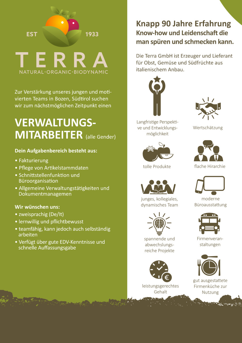 Verwaltungsmitarbeiter (alle Gender)