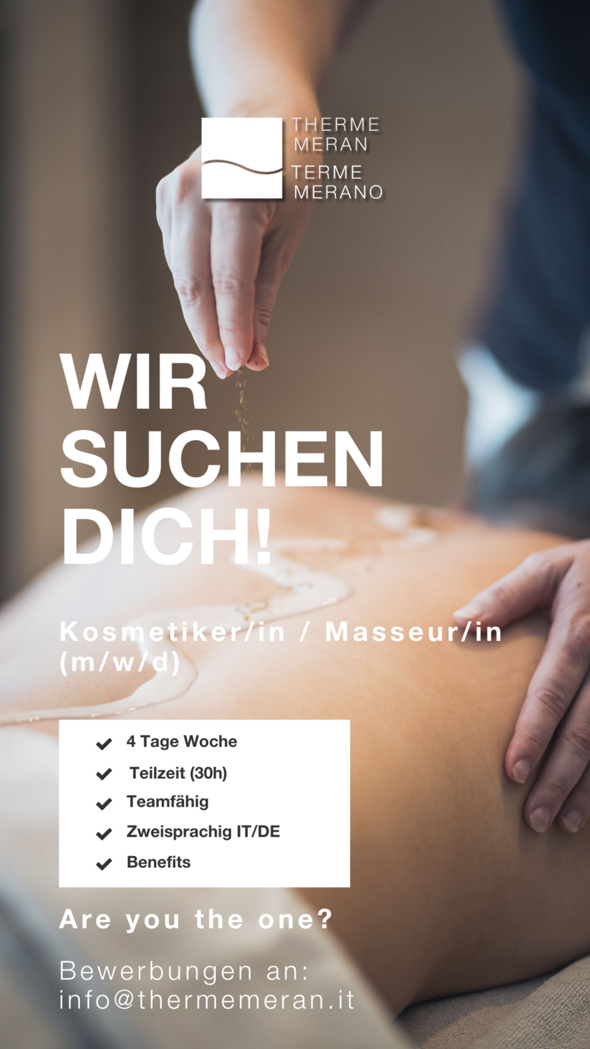 Kosmetikerin / Masseurin (m/w/d)