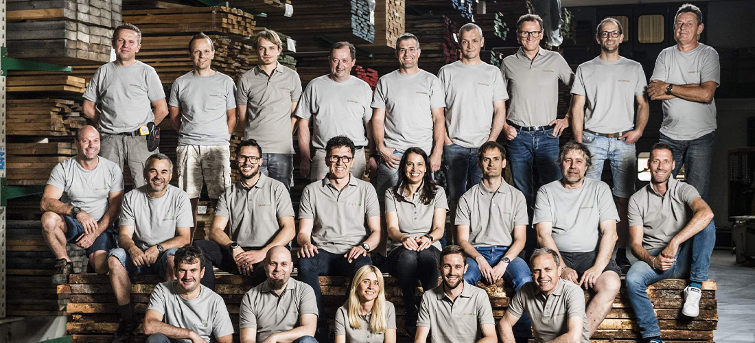 Das Team von Volgger Holz in St. Lorenzen