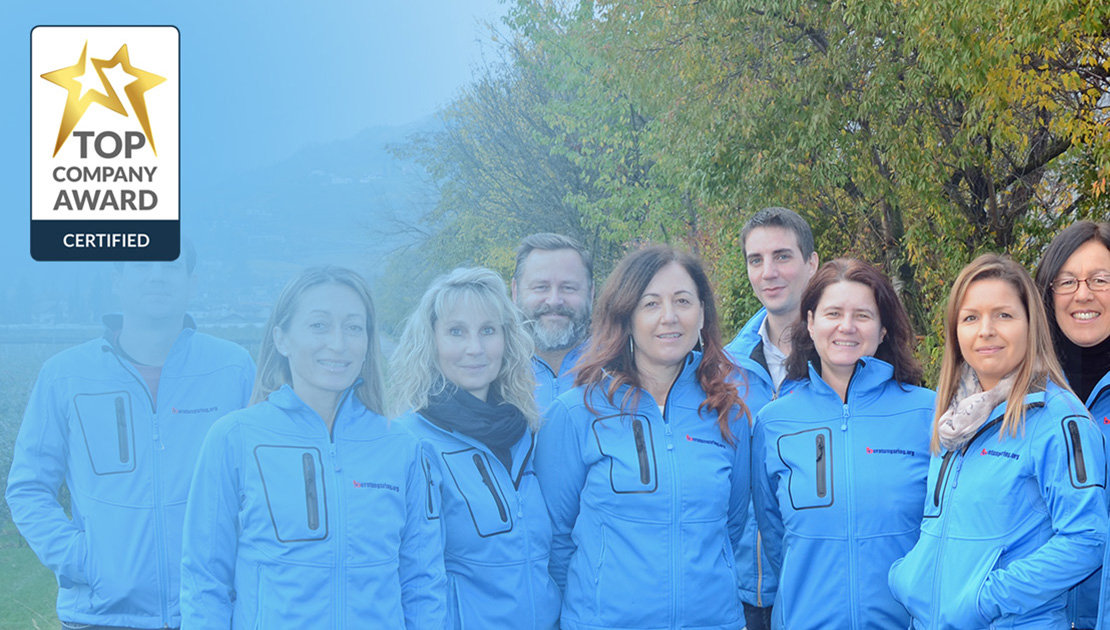 Südtiroler Beratungsring mit Top Company Auszeichnung Südtiroler Beratungsring mit Top Company Auszeichnung